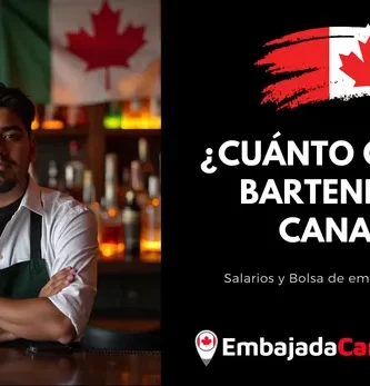 ¿Cuánto gana un Bartender en Canadá