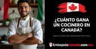 ¿Cuánto gana un Cocinero en Canadá