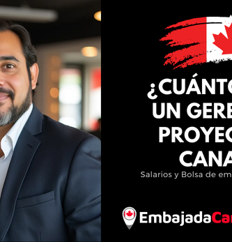 ¿Cuánto gana un Gerente de proyecto en Canadá