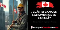 ¿Cuánto gana un Limpiavidrios en Canadá