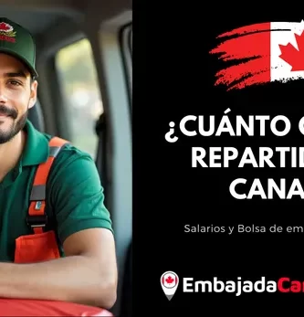 ¿Cuánto gana un Repartidor en Canadá