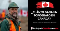¿Cuánto gana un Topógrafo en Canadá